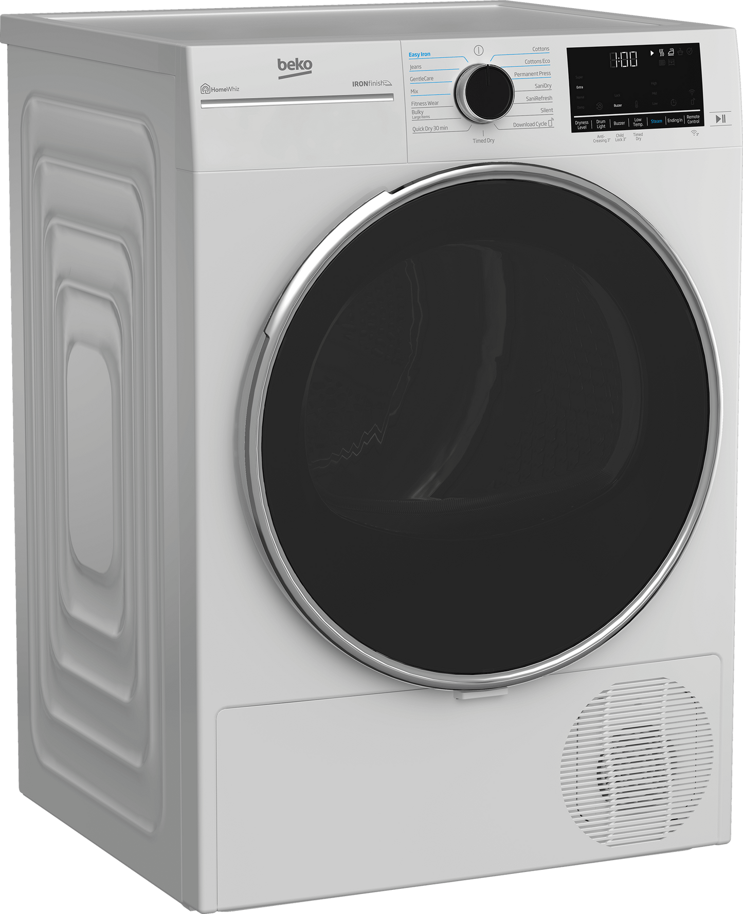 Beko HPD24414W 24" Heat Pump Ventless Front Load Dryer