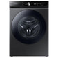 Samsung WF53BB8700AV Bespoke 5.3 Cu. Ft. Ultra Capacity Front Load Washer With Super Speed Wash And Ai Smart Dial In Brushed Black
