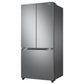 Samsung RF18A5101S9 18 Cu. Ft. Smart Counter Depth 3-Door French Door Refrigerator In Stainless Look