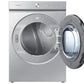 Samsung DVE53BB8700T Bespoke 7.6 Cu. Ft. Ultra Capacity Electric Dryer With Super Speed Dry And Ai Smart Dial In Silver Steel