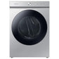 Samsung DVG53BB8700T Bespoke 7.6 Cu. Ft. Ultra Capacity Gas Dryer With Super Speed Dry And Ai Smart Dial In Silver Steel