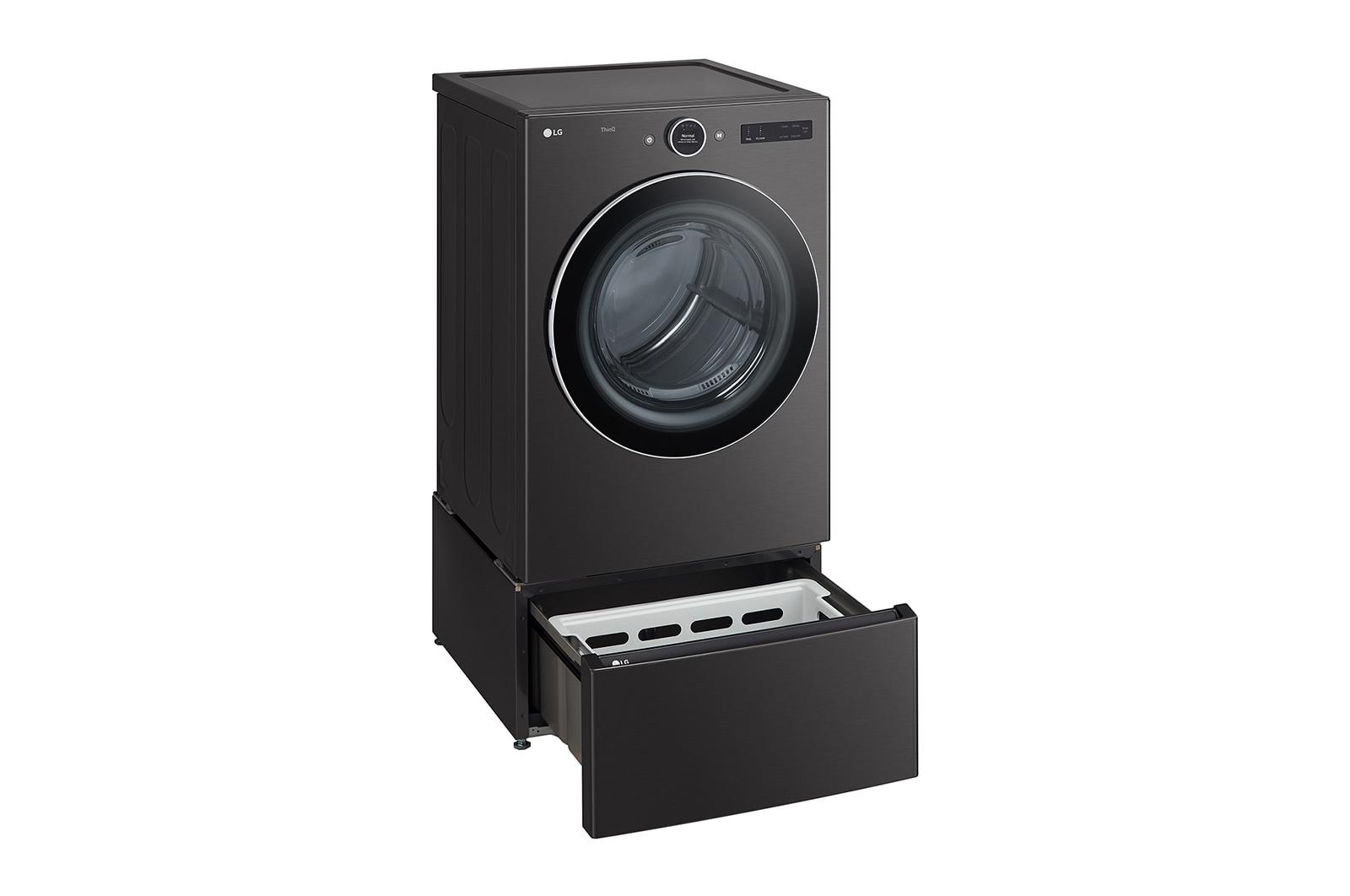 Lg DLGX6701B 7.4 Cu. Ft. Ultra Large Capacity Smart Wi-Fi Enabled Front Load Gas Dryer With Turbosteam™ And Built-In Intelligence