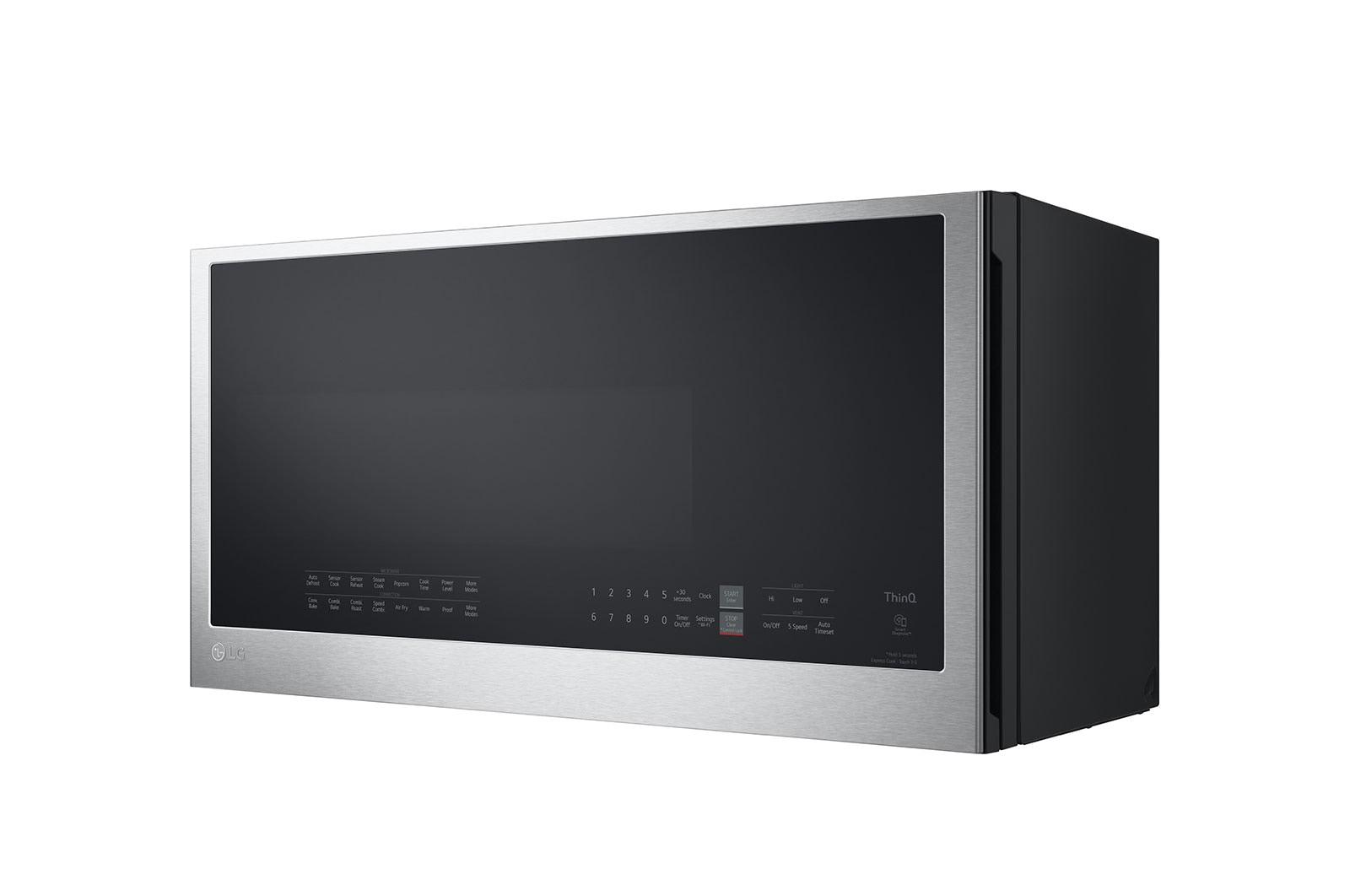Lg MHEC1737F 1.7 Cu. Ft. Smart Wi-Fi Enabled Over-The-Range Convection Microwave Oven With Air Fry