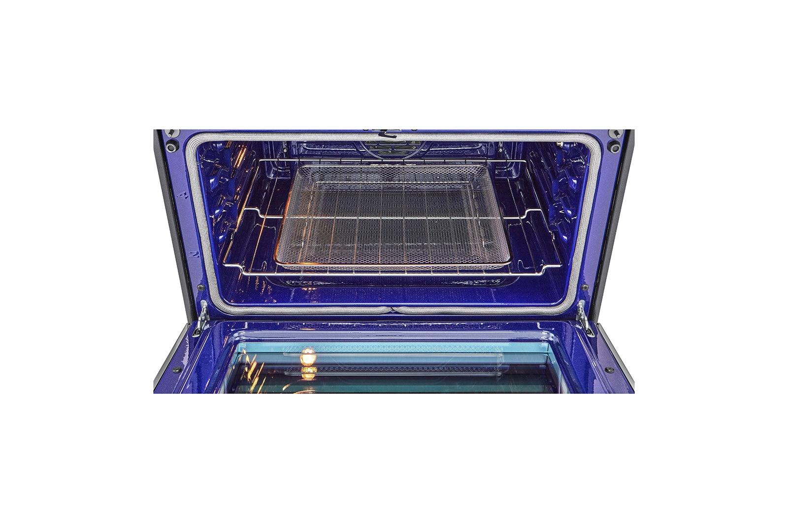 Lg LTGL6937F 6.9 Cu. Ft. Smart Instaview® Gas Double Oven Slide-In Range With Probake® Convection, Air Fry, And Air Sous Vide