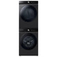 Samsung WF53BB8700AV Bespoke 5.3 Cu. Ft. Ultra Capacity Front Load Washer With Super Speed Wash And Ai Smart Dial In Brushed Black
