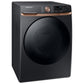Samsung DVE50BG8300V 7.5 Cu. Ft. Smart Electric Dryer With Steam Sanitize+ And Sensor Dry In Brushed Black