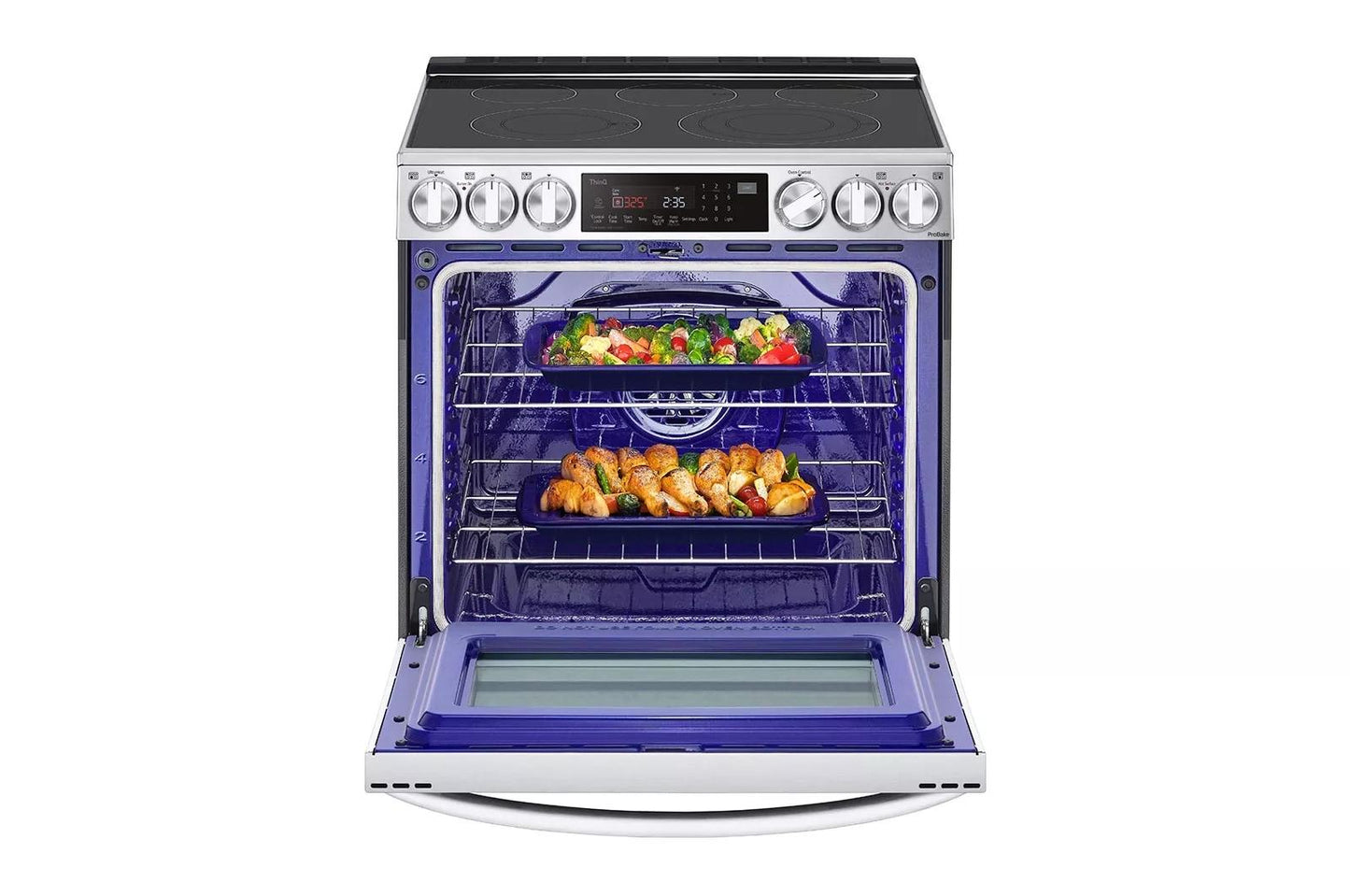 Lg LSEL6335FE 6.3 Cu Ft. Smart Wi-Fi Enabled Probake Convection® Instaview® Electric Slide-In Range With Air Fry