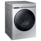 Samsung WF53BB8700AT Bespoke 5.3 Cu. Ft. Ultra Capacity Front Load Washer With Super Speed Wash And Ai Smart Dial In Silver Steel