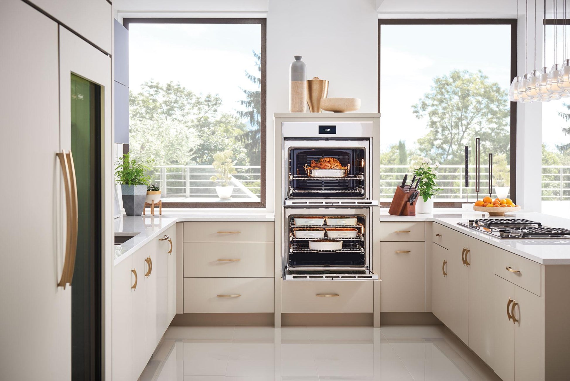 Wolf DO3050CMS 30" M Series Contemporary Stainless Steel Built-In Double Oven