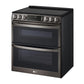 Lg LTEL7337D 7.3 Cu. Ft. Smart Instaview® Electric Double Oven Slide-In Range With Probake® Convection, Air Fry, And Air Sous Vide