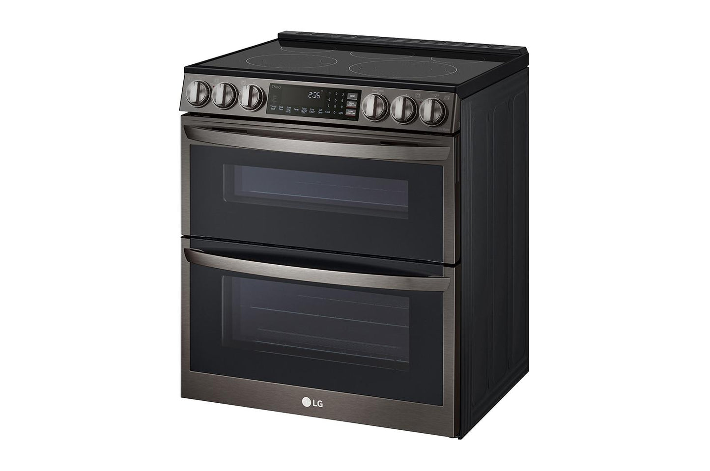 Lg LTEL7337D 7.3 Cu. Ft. Smart Instaview® Electric Double Oven Slide-In Range With Probake® Convection, Air Fry, And Air Sous Vide