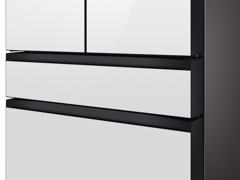 Samsung RF29BB860012 Bespoke 4-Door French Door Refrigerator (29 Cu. Ft.) With Beverage Center™ In White Glass