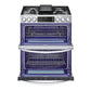 Lg LTGL6937F 6.9 Cu. Ft. Smart Instaview® Gas Double Oven Slide-In Range With Probake® Convection, Air Fry, And Air Sous Vide