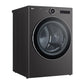 Lg DLGX6701B 7.4 Cu. Ft. Ultra Large Capacity Smart Wi-Fi Enabled Front Load Gas Dryer With Turbosteam™ And Built-In Intelligence