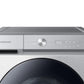 Samsung WF53BB8700AT Bespoke 5.3 Cu. Ft. Ultra Capacity Front Load Washer With Super Speed Wash And Ai Smart Dial In Silver Steel