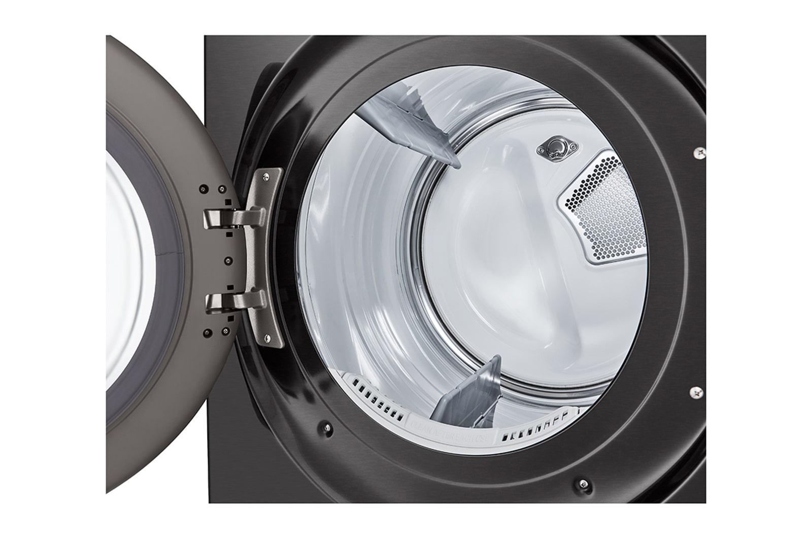 Lg DLGX6701B 7.4 Cu. Ft. Ultra Large Capacity Smart Wi-Fi Enabled Front Load Gas Dryer With Turbosteam™ And Built-In Intelligence