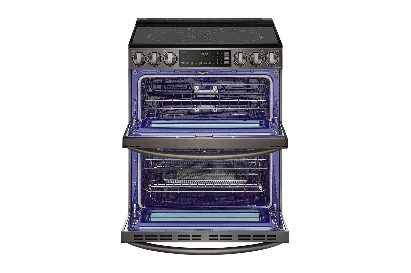 Lg LTEL7337D 7.3 Cu. Ft. Smart Instaview® Electric Double Oven Slide-In Range With Probake® Convection, Air Fry, And Air Sous Vide