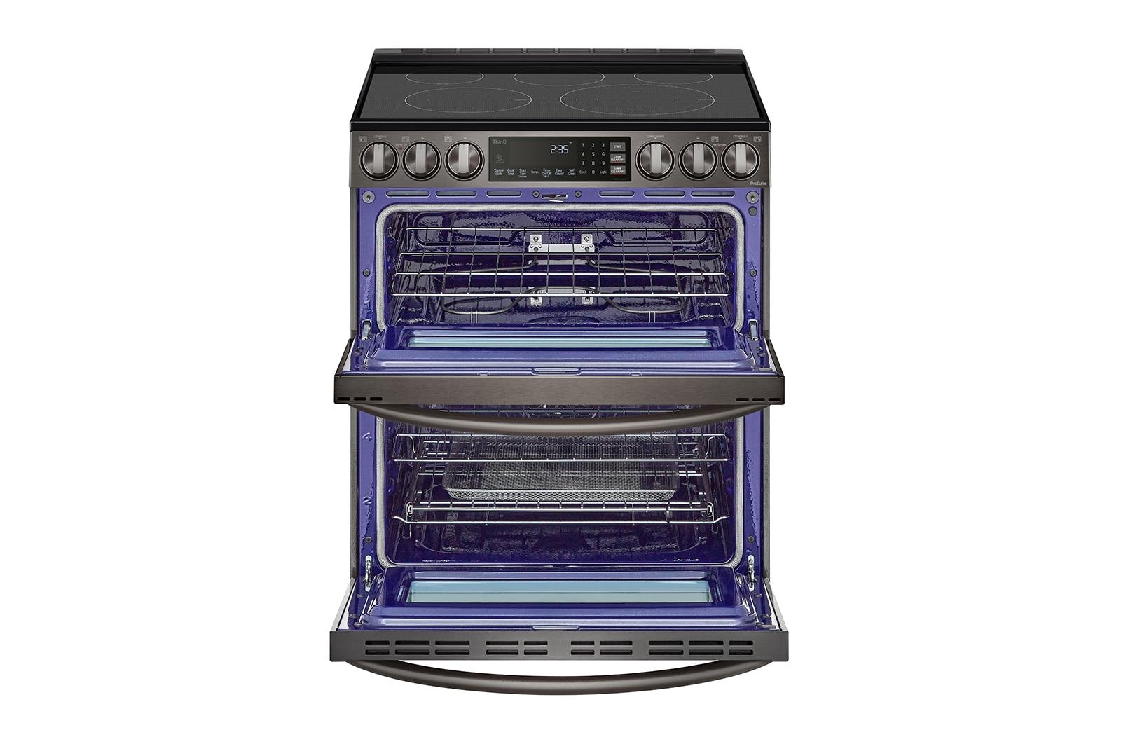 Lg LTEL7337D 7.3 Cu. Ft. Smart Instaview® Electric Double Oven Slide-In Range With Probake® Convection, Air Fry, And Air Sous Vide