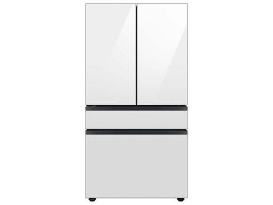 Samsung RF23BB860012 Bespoke 4-Door French Door Refrigerator (23 Cu. Ft.) With Beverage Center™ In White Glass