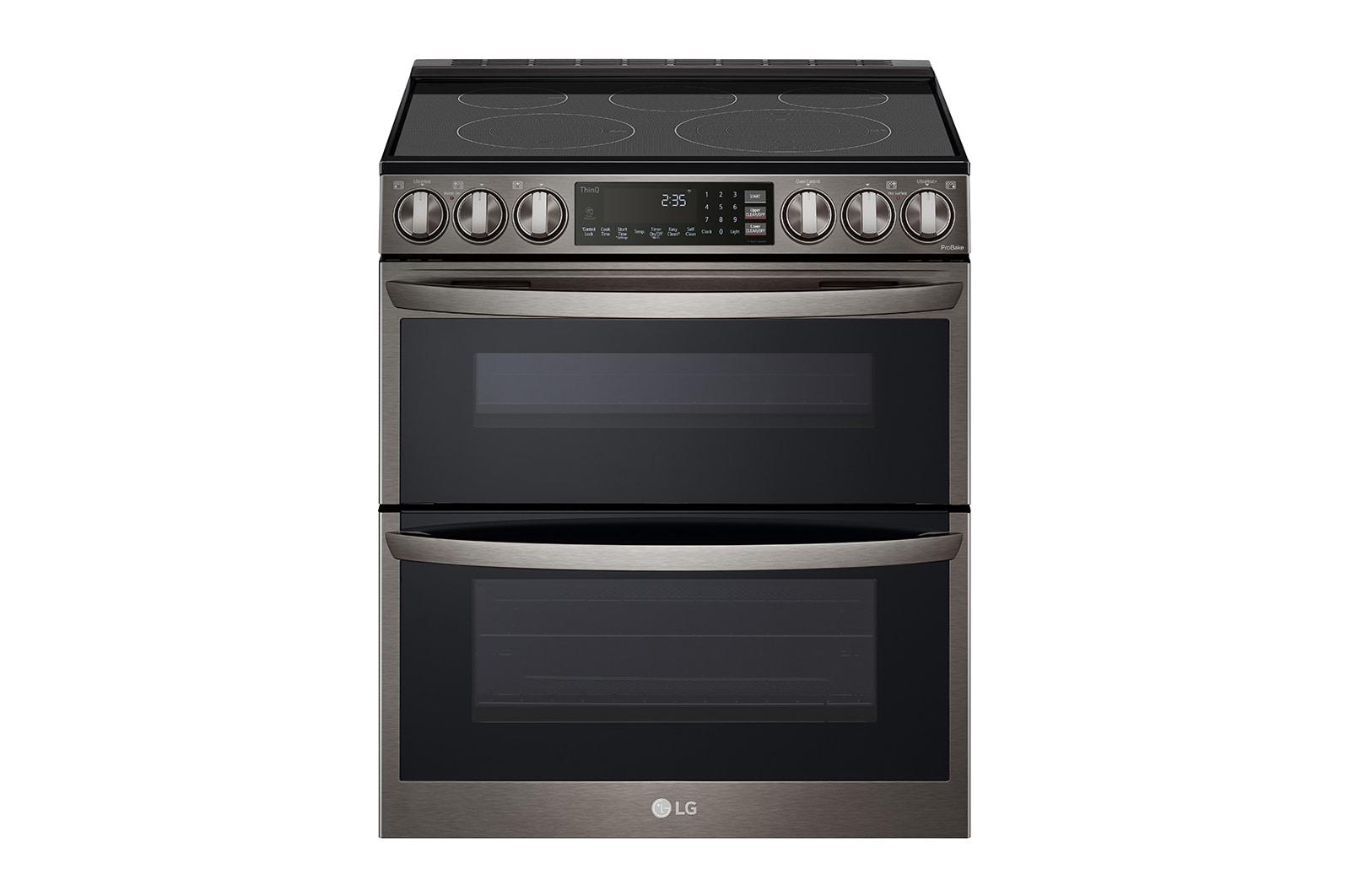 Lg LTEL7337D 7.3 Cu. Ft. Smart Instaview® Electric Double Oven Slide-In Range With Probake® Convection, Air Fry, And Air Sous Vide
