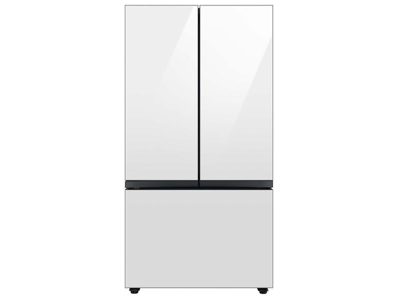 Samsung RF24BB660012 Bespoke 3-Door French Door Refrigerator (24 Cu. Ft.) With Beverage Center&#8482; In White Glass
