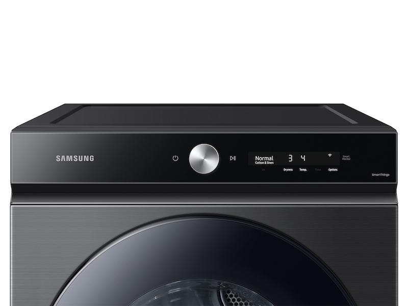 Samsung DVG53BB8700V Bespoke 7.6 Cu. Ft. Ultra Capacity Gas Dryer With Super Speed Dry And Ai Smart Dial In Brushed Black