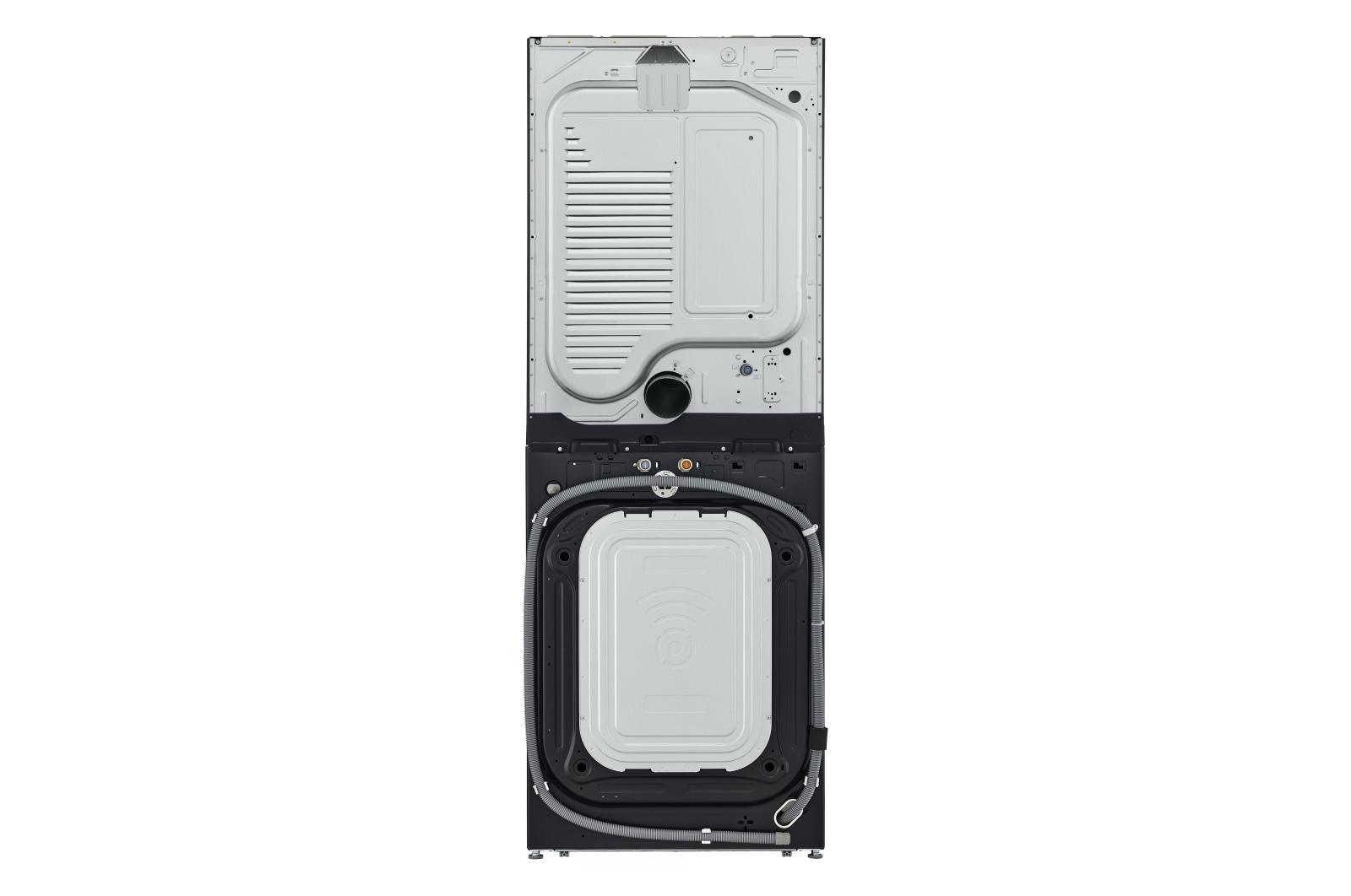 Lg WKEX200HGA Single Unit Front Load Lg Washtower&#8482; With Center Control&#8482; 4.5 Cu. Ft. Washer And 7.4 Cu. Ft. Electric Dryer