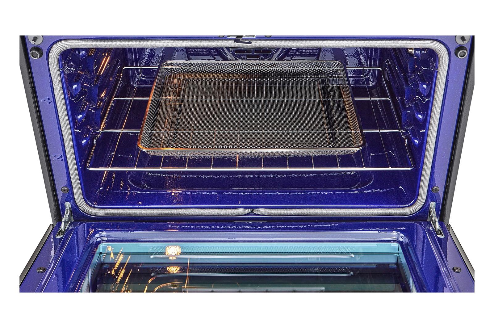 Lg LTEL7337D 7.3 Cu. Ft. Smart Instaview® Electric Double Oven Slide-In Range With Probake® Convection, Air Fry, And Air Sous Vide