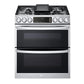 Lg LTGL6937F 6.9 Cu. Ft. Smart Instaview® Gas Double Oven Slide-In Range With Probake® Convection, Air Fry, And Air Sous Vide