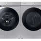 Samsung DVE53BB8700T Bespoke 7.6 Cu. Ft. Ultra Capacity Electric Dryer With Super Speed Dry And Ai Smart Dial In Silver Steel