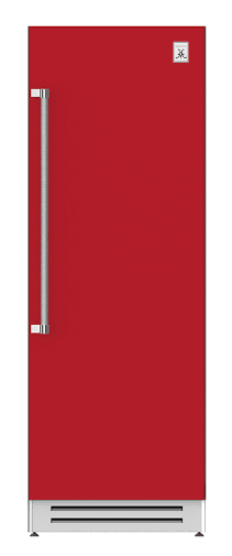 Hestan KFCL30RD 30" Column Freezer - Left Hinge - Red / Matador