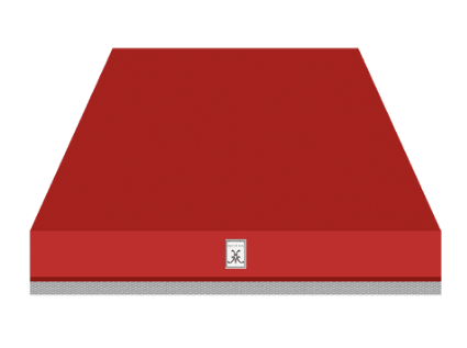 Hestan KVC36RD 36" Chimney Hood - Red / Matador