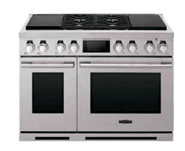 Signature Kitchen Suite SKSDR480SIS Signature Kitchen Suite 36" Dual Fuel Range With Sous Vide, Induction, Steam Assisted, Sabbath Mode, Easy Clean