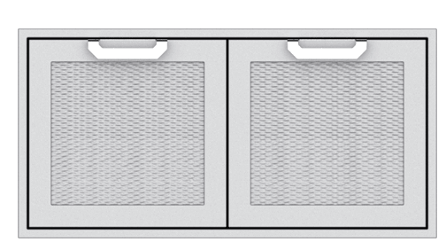 Hestan AGAD42DG Hestan 42" Double Access Doors Agad - Dark Grey (Custom Color: Pacific Fog)