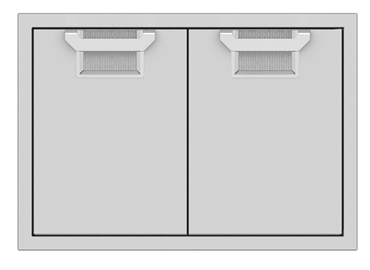 Hestan AEAD30 Aspire Series - 30" Double Access Doors - Steeletto / Stainless Steel