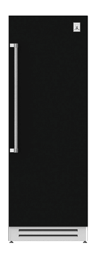 Hestan KFCR30BK 30" Column Freezer - Right Hinge - Black / Stealth