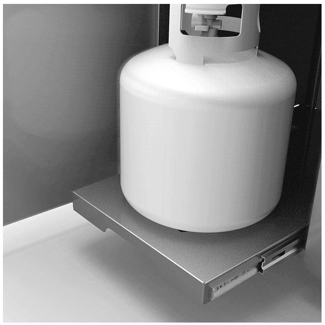 Hestan GCD36 Hestan 36" Tower Cart With Double Doors Gcd36 - Stainless Steel (Standard Color)