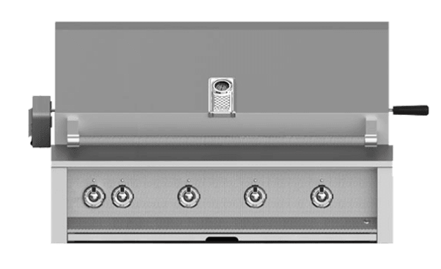 Hestan EABR42NG Aspire Series - 42" Natural Gas Built In Grill W/ U-Burners And Rotisserie - Steeletto / Stainless Steel