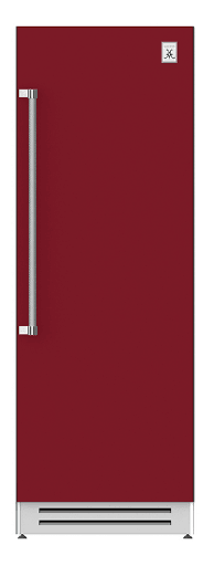 Hestan KFCL30BG 30" Column Freezer - Left Hinge - Burgundy / Tin Roof