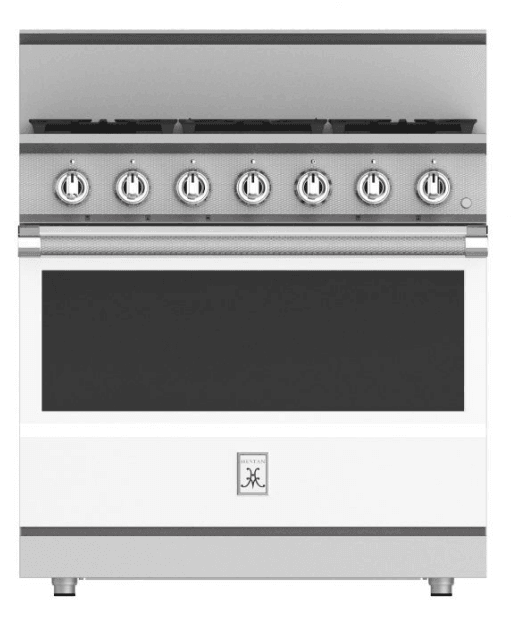 Hestan KRG365NGWH 36" 5-Burner All Gas Range - Natural Gas - White / Froth