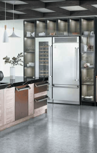 Hestan KWCL24WH 24" Wine Cellar - Left Hinge - White / Froth