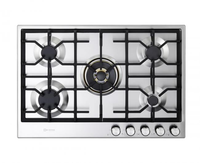 Verona VDGCT530FSS Verona 30" Designer Gas Cooktop-Brass Burners Ss