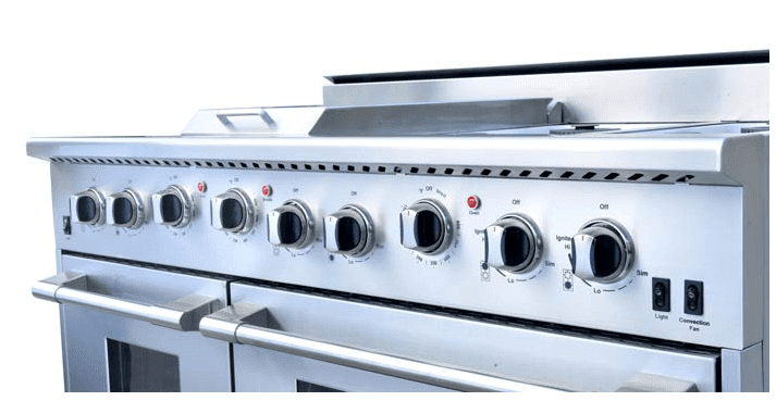 Nxr Ranges AK4807LP Nxr 48" Professional Range With Six Burners, Griddle, Convection Oven, Liquid Propane (Culinary Series)