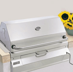 Fire Magic 12SC01CA Fire Magic Legacy Charcoal 24" Built-In Grill With Smoker Hood