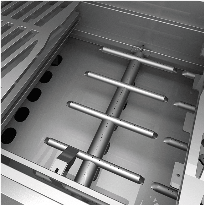 Hestan GABR30NGDG Hestan 30" Natural Gas Built In Grill Gabr30 - Dark Grey (Custom Color: Pacific Fog)