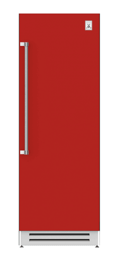 Hestan KRCL30RD 30" Column Refrigerator - Left Hinge - Red / Matador