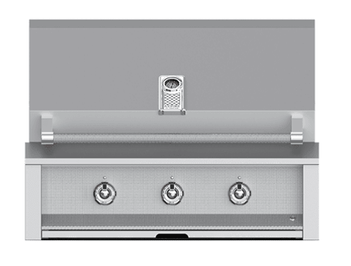 Hestan EAB36LP Aspire Series - 36" Liquid Propane Built In Grill W/ U-Burners - Steeletto / Stainless Steel