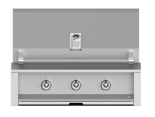 Hestan EMB36NG Aspire Series - 36" Natural Gas Built In Grill W/ U-Burners And Sear Burner - Steeletto / Stainless Steel