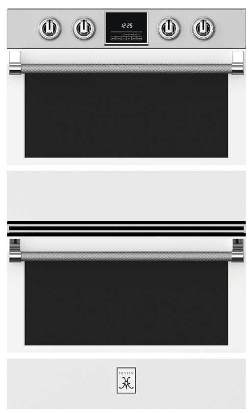 Hestan KDO30WH 30" Double Wall Oven - White / Stealth